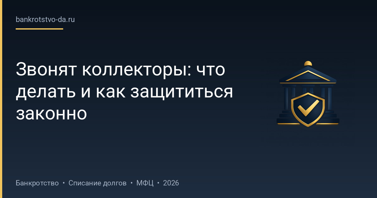 Звонят коллекторы: что делать и как защититься законно