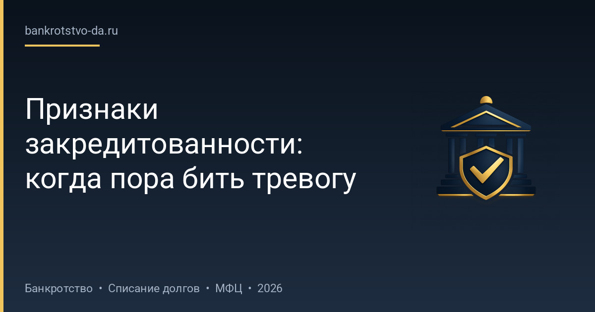 Признаки закредитованности: когда пора бить тревогу