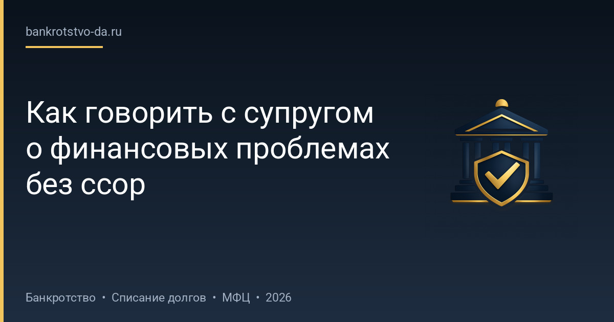 Как говорить с супругом о финансовых проблемах без ссор